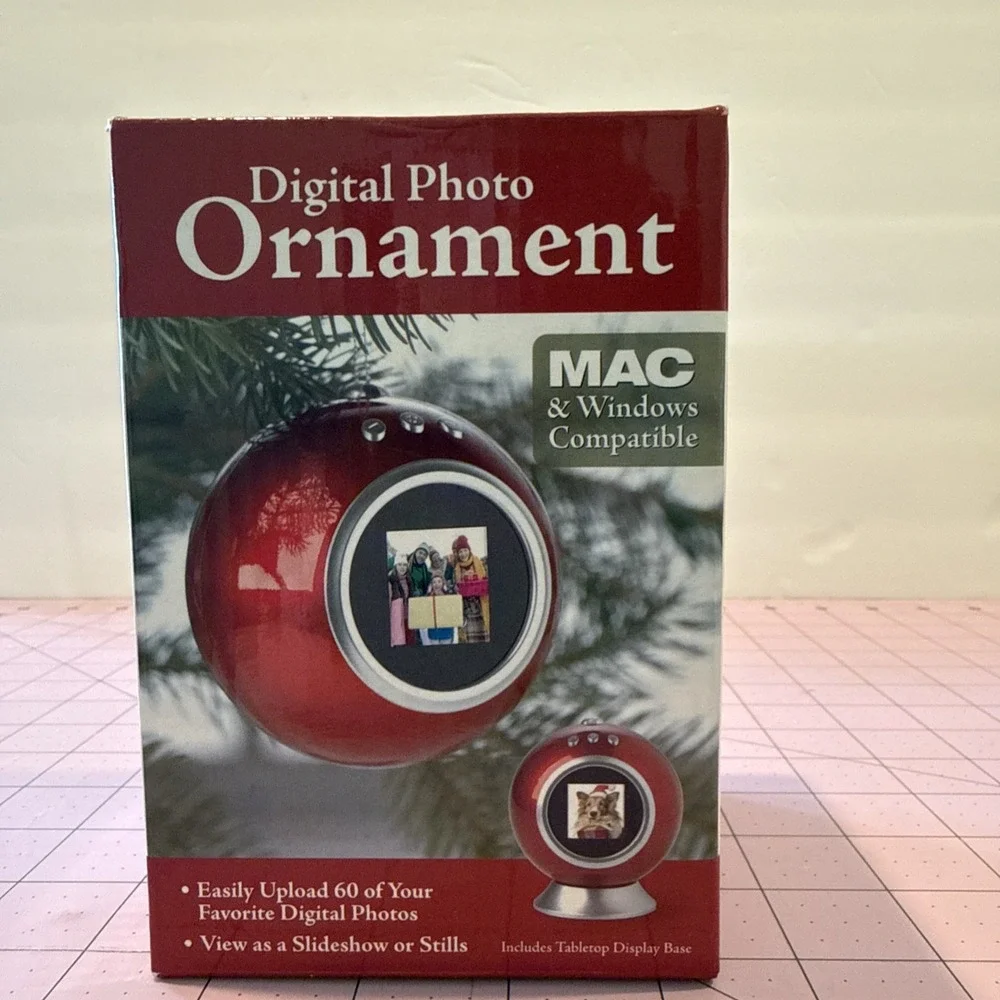 Digital Photo Ornament Picture Image Christmas Tree (MAC /Windows) Upload 60 New
